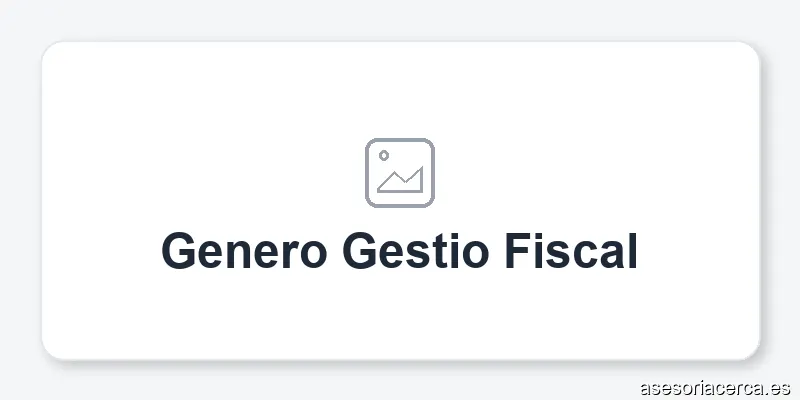 Genero Gestio Fiscal