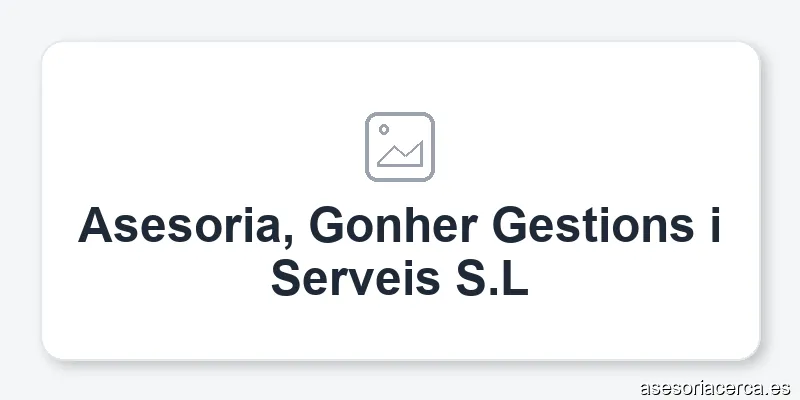 Asesoria, Gonher Gestions i Serveis S.L