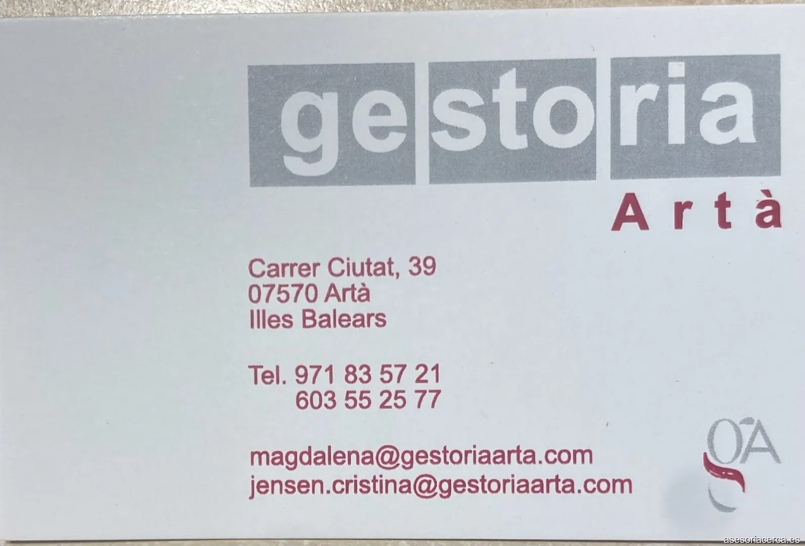 GESTORIA ARTA
