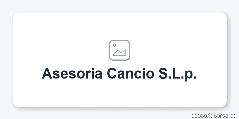 Asesoria Cancio S.L.p.